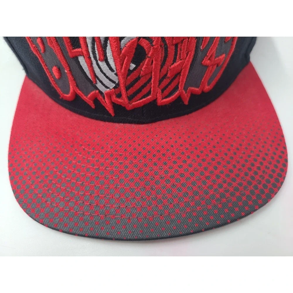 Youth Portland‎ Trail Blazers Zephyr Snapback Hat Cap NBA Basketball Black Red